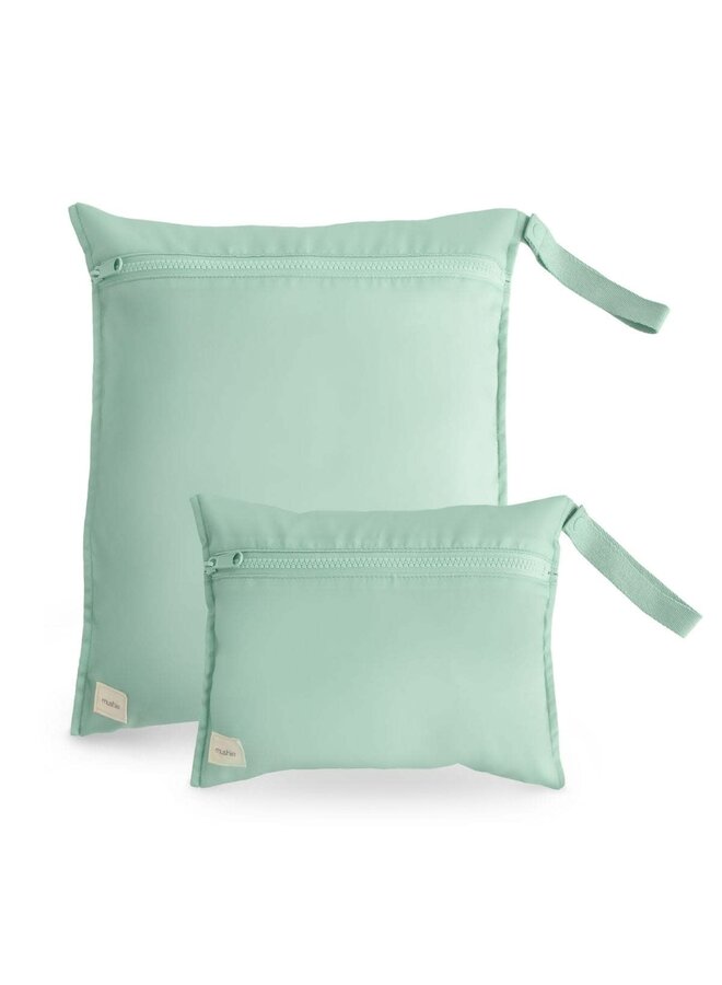 Water Resistant Wet Bag - Roman Green - Mushie