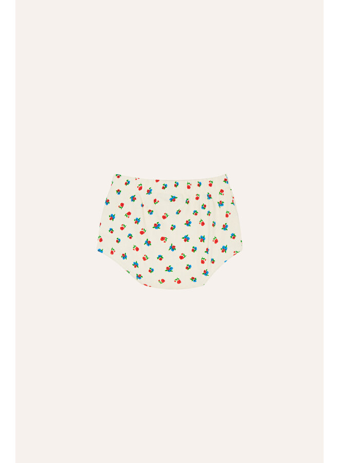 Small Flowers Allover Baby Bloomer - Ecru - The Campamento