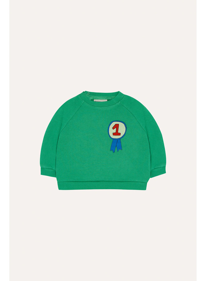 Number One Baby Sweatshirt - Green - The Campamento