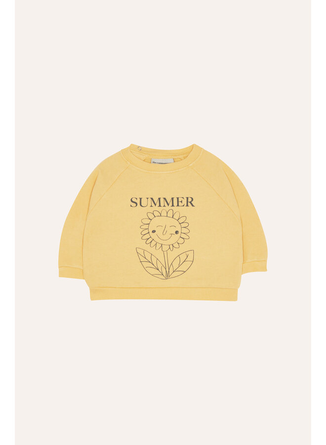 Summer Baby Sweatshirt - Yellow - The Campamento