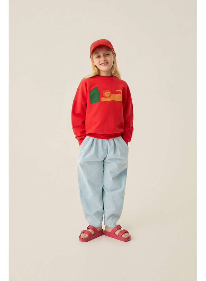 Light Blue Denim Trousers - Light Blue - The Campamento