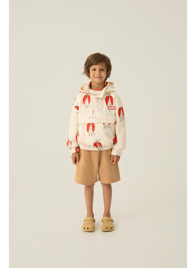 Ladybug Allover Windbreaker - Ecru - The Campamento