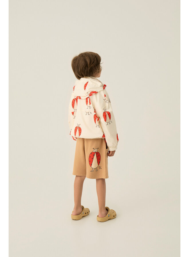 Ladybug Allover Windbreaker - Ecru - The Campamento