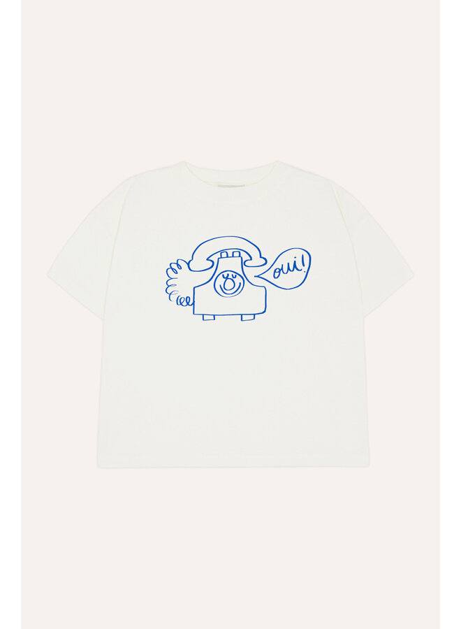 Phone Oversized Tshirt - Ecru - The Campamento