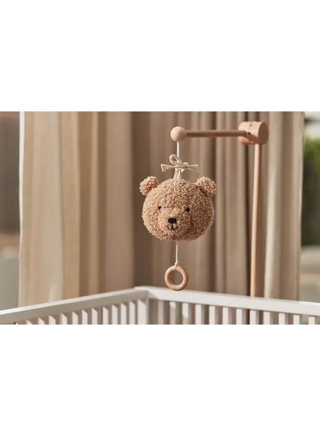 Muziekhanger Teddy Bear - Biscuit - Jollein