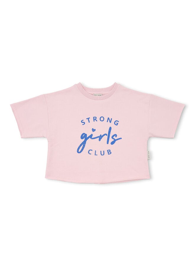 T-Shirt Strong Girls - Pale Lilac - Petit Blush