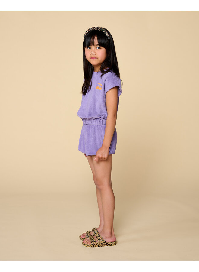 Towel Jumpsuit - Chalk Violet - Petit Blush