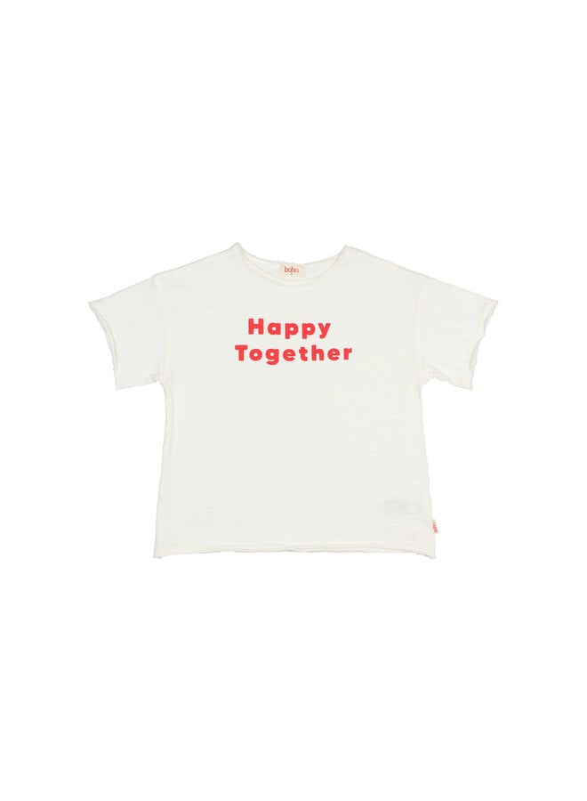 Happy T-Shirt - White - Buho