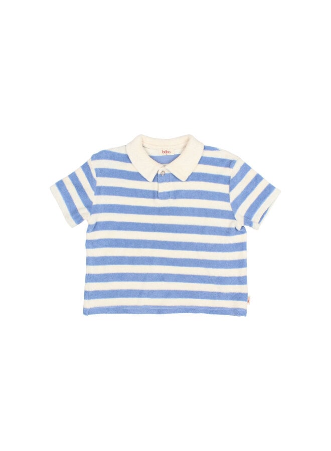 Terry Stripes Polo - Bluette - Buho