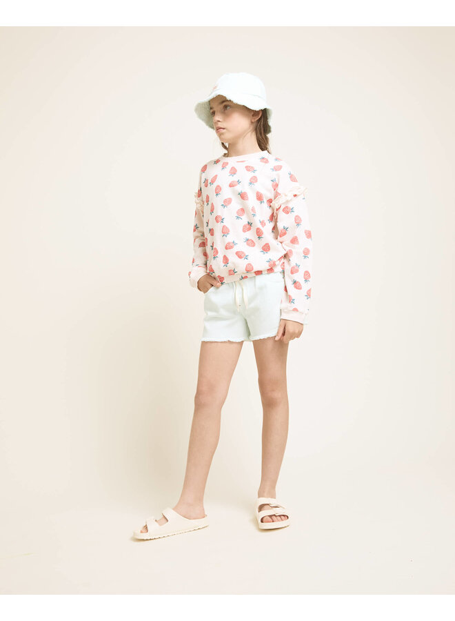 Strawberry Sweatshirt - Cream Pink - Buho