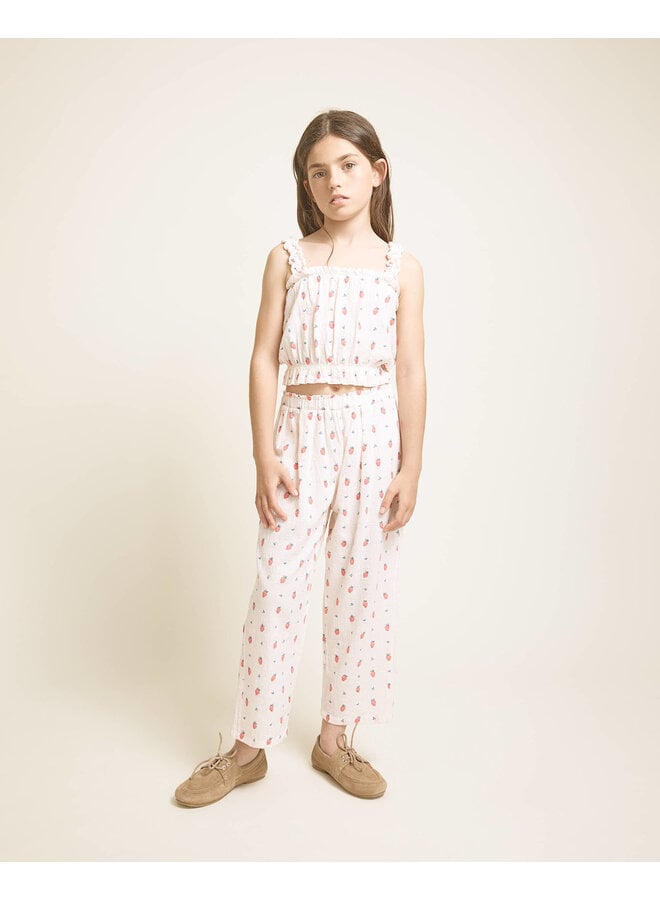 Strawberry Pants - Cream Pink - Buho