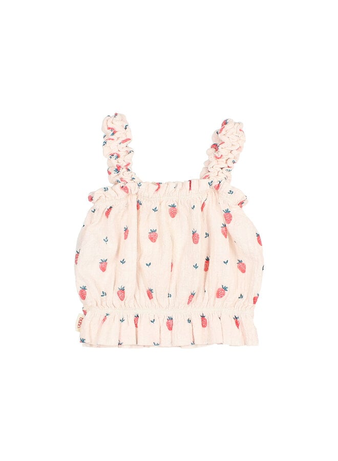Strawberry Top - Cream Pink - Buho