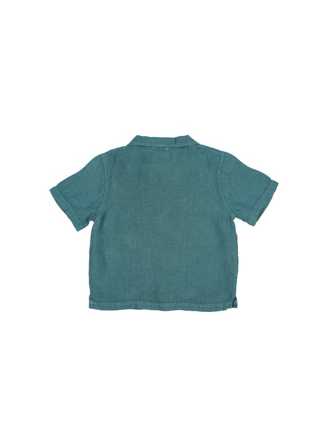 Linen Shirt - Green Lake - Buho