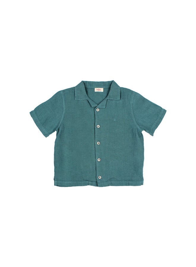 Linen Shirt - Green Lake - Buho