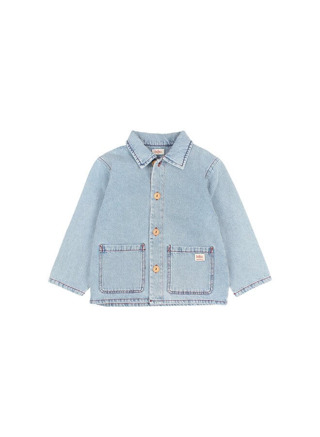 Denim Jacket - Denim Bleach - Buho