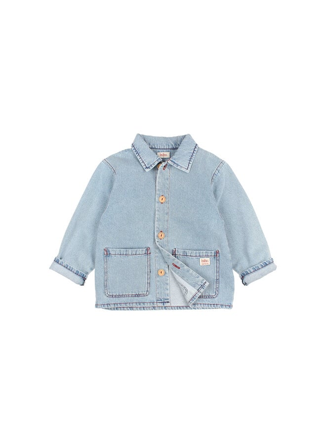 Denim Jacket - Denim Bleach - Buho