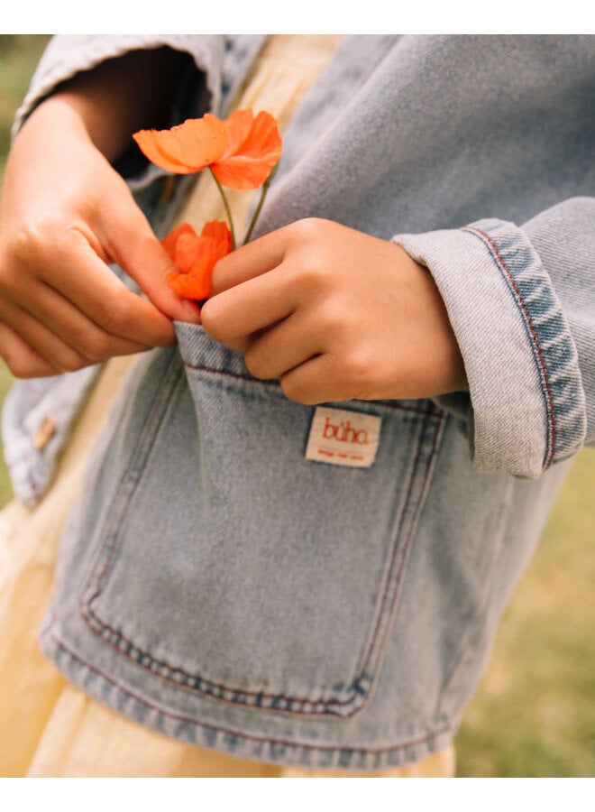 Denim Jacket - Denim Bleach - Buho