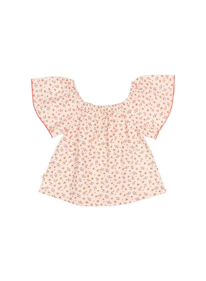 Picnic Blouse - Coral - Buho