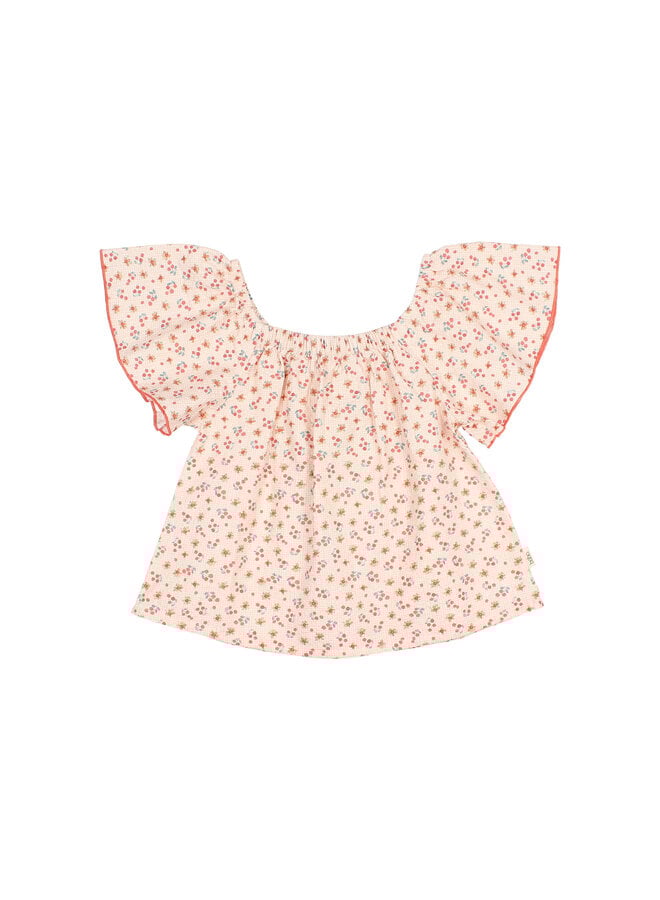 Picnic Blouse - Coral - Buho