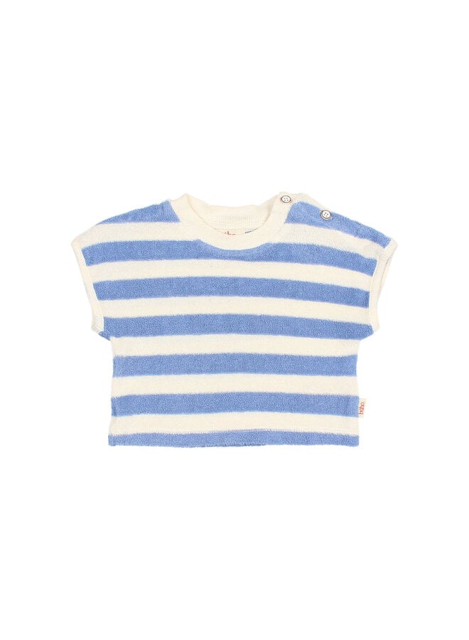 BB Terry Stripes T-Shirt - Bluette - Buho