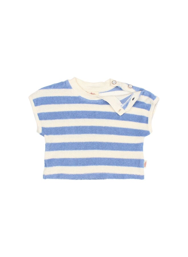 BB Terry Stripes T-Shirt - Bluette - Buho