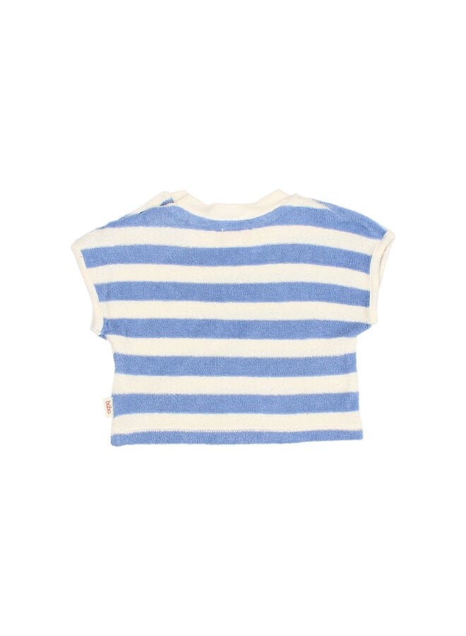 BB Terry Stripes T-Shirt - Bluette - Buho