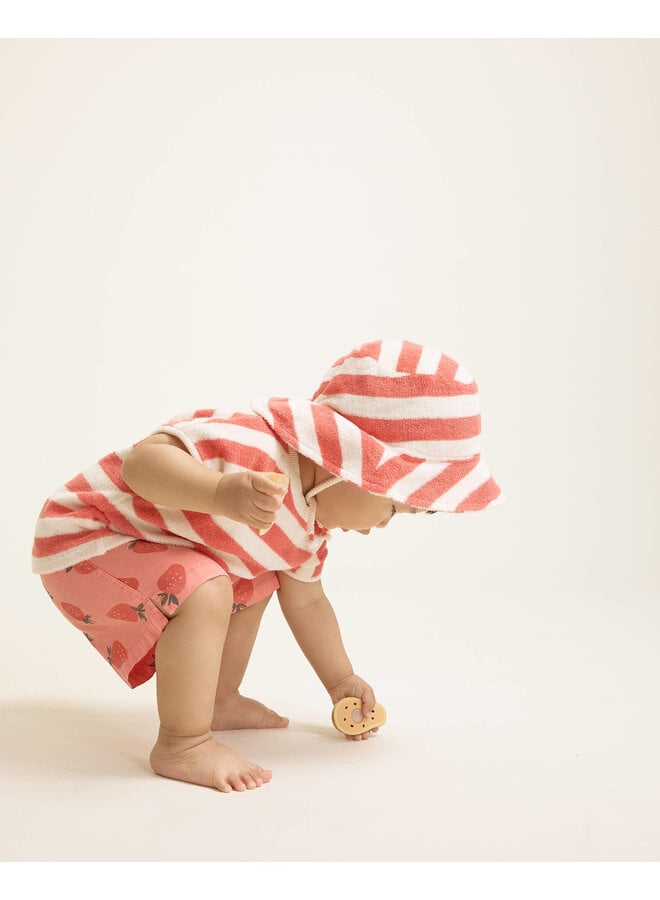 BB Terry Stripes T-Shirt - Coral - Buho