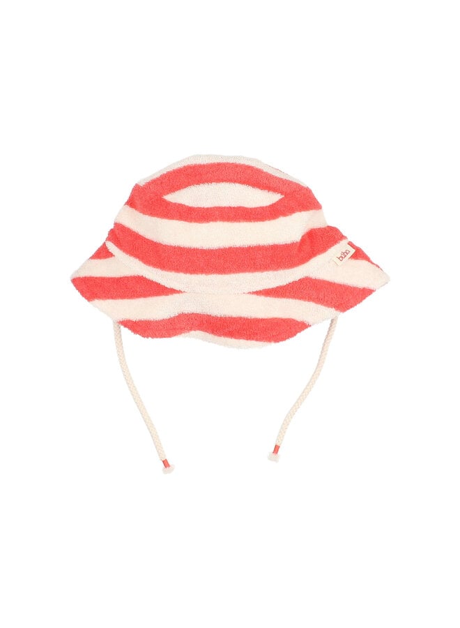 BB Terry Stripes Hat - Coral - Buho