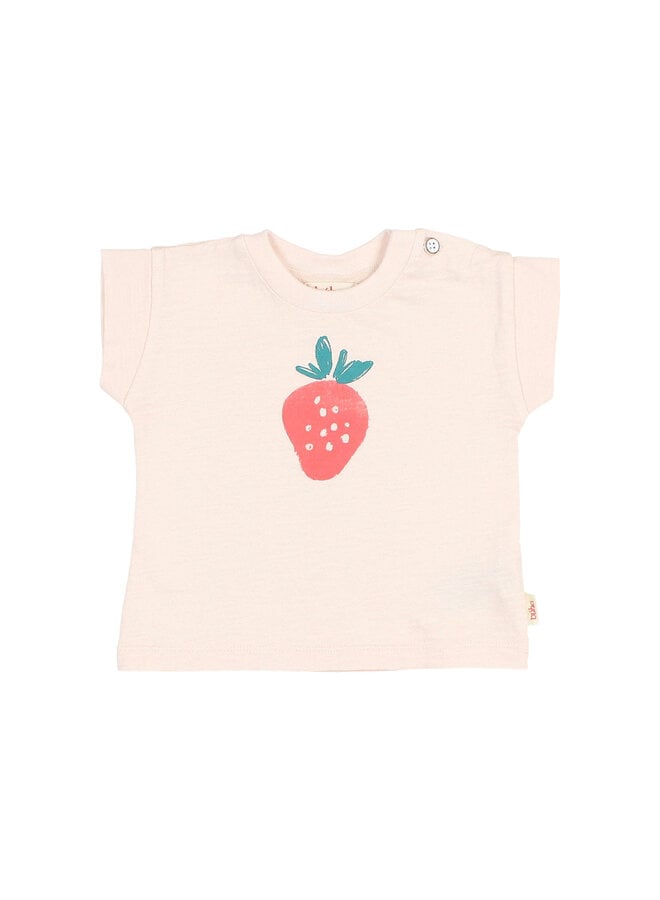 BB Fresa T-Shirt - Cream Pink - Buho