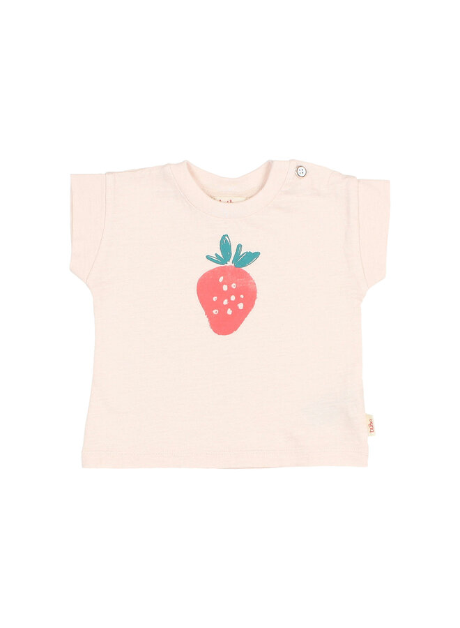 BB Fresa T-Shirt - Cream Pink - Buho