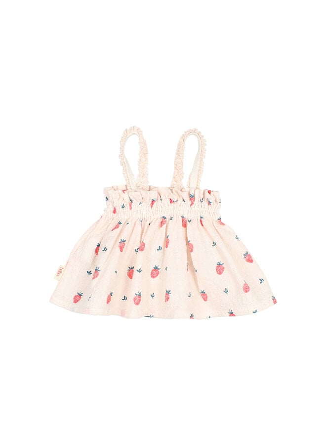 BB Strawberry Top - Cream Pink - Buho