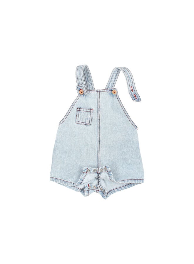 BB Denim Dungaree - Denim Bleach - Buho