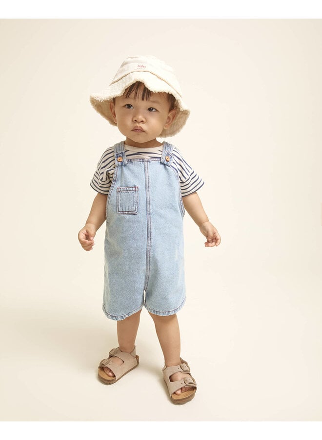 BB Denim Dungaree - Denim Bleach - Buho