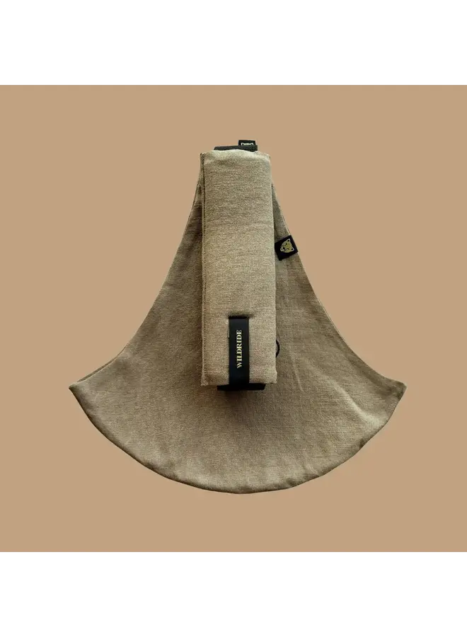 Kinderdraagzak - Linnen Camel - Wildride