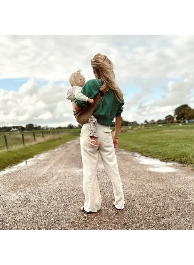 Kinderdraagzak - Linnen Camel - Wildride