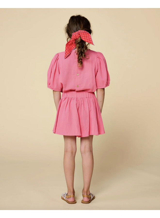 Puff Sleeve Blouse - Pink Limonade - Petit Blush