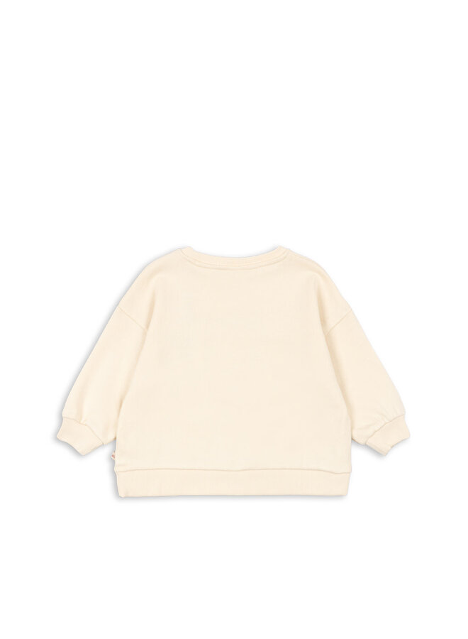 Loupy Lou Sweat Shirt - Buttercream - Konges Slojd