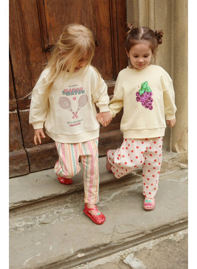 Loupy Lou Sweat Shirt - Buttercream - Konges Slojd