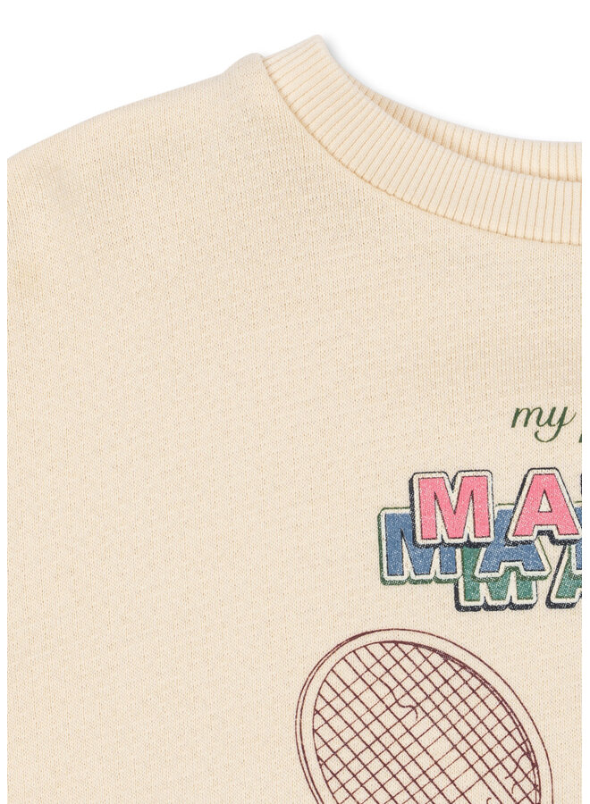 Loupy Lou Sweat Shirt - Buttercream - Konges Slojd