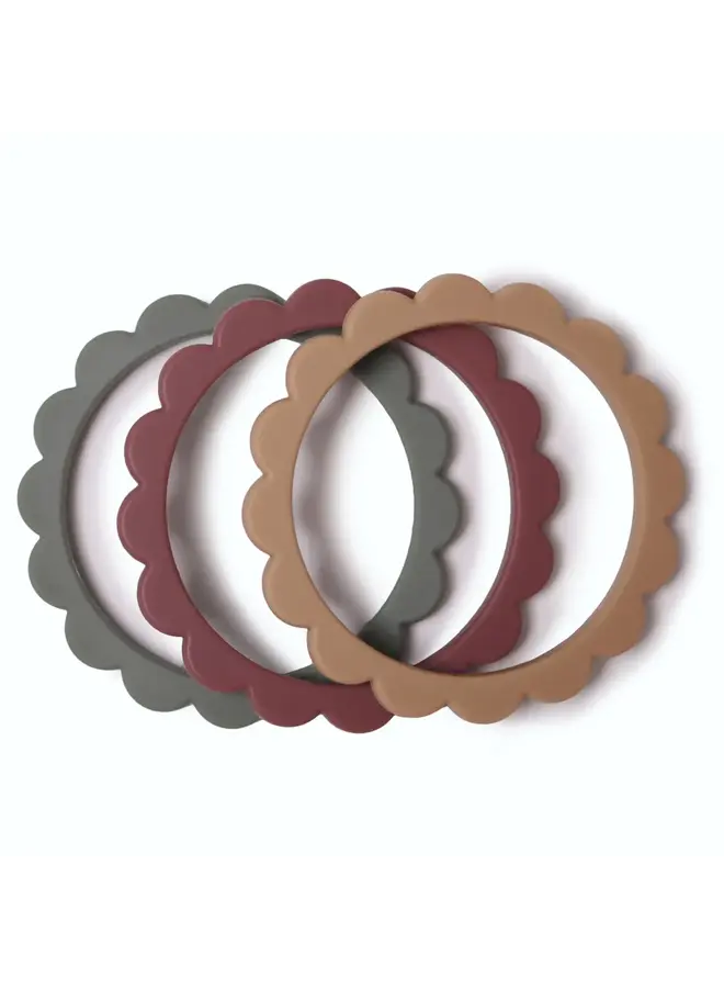 Flower Bracelet - Dried Thyme/Berry/Natural - Mushie