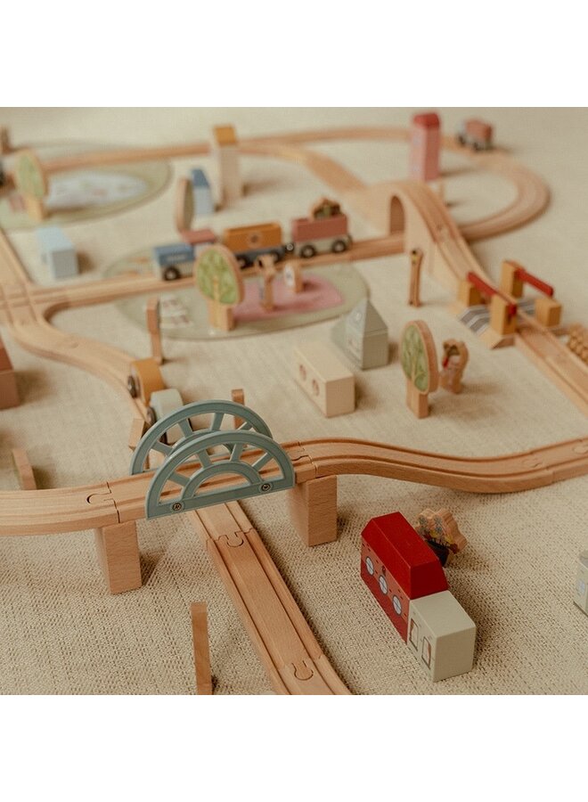 Houten Treinset XL - Little Dutch