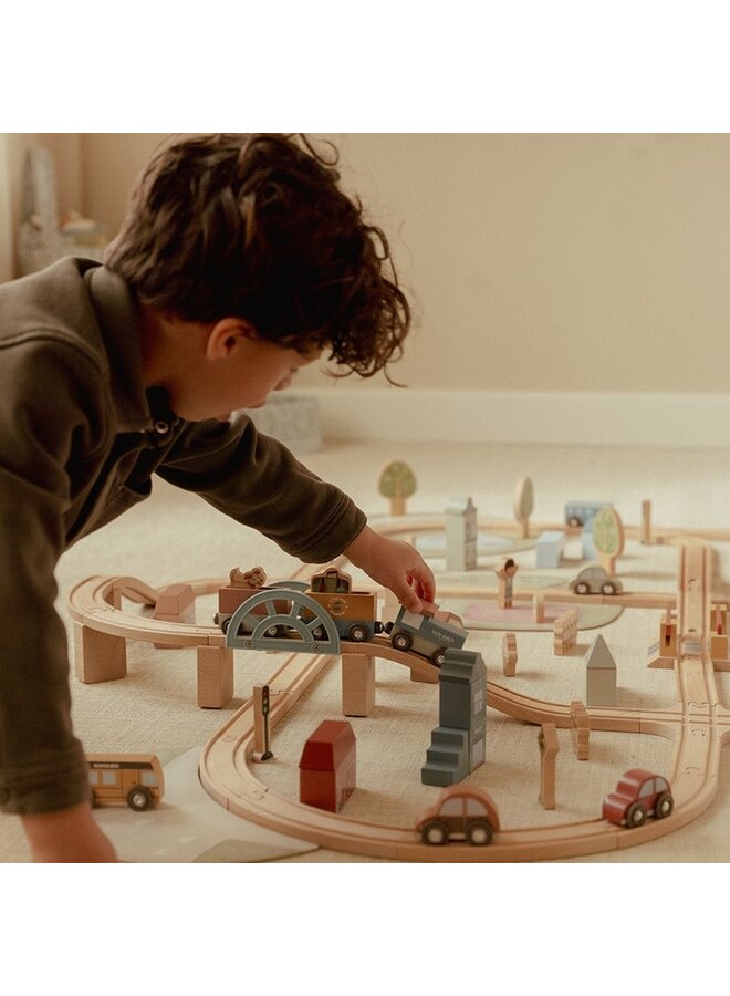Houten Treinset XL - Little Dutch