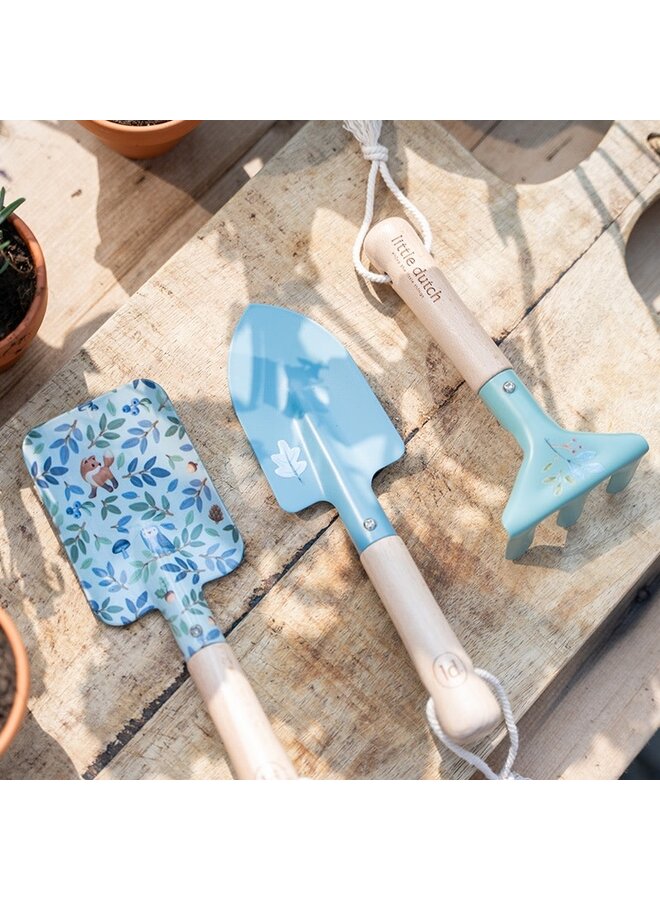 Tuingereedschap - Blauw - Forest Friends - Little Dutch