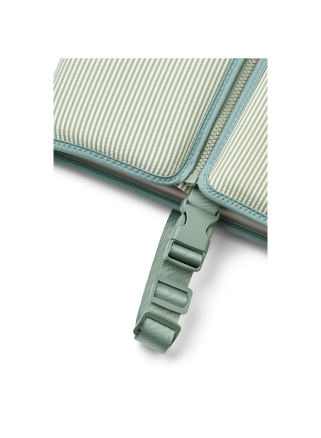 Dove Seersucker Swim Vest - Peppermint / Sandy - Liewood