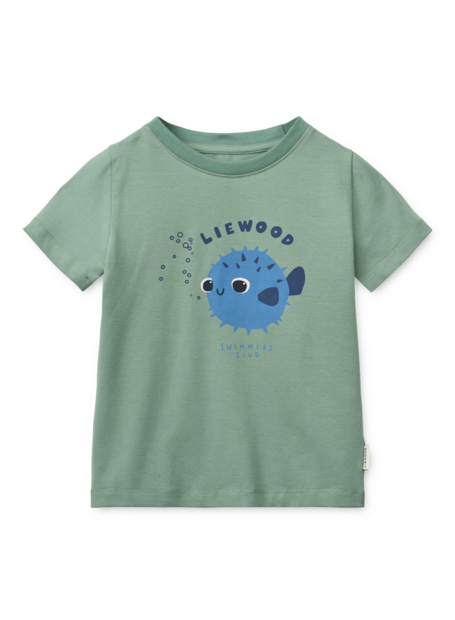 Ilford Pyjama uit 2 stuks - Pufferfish / peppermint / mix - Liewood