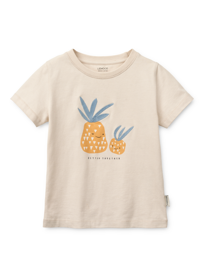 Ilford Pyjama uit 2 stuks  - Pineapple / light apricot / mix - Liewood