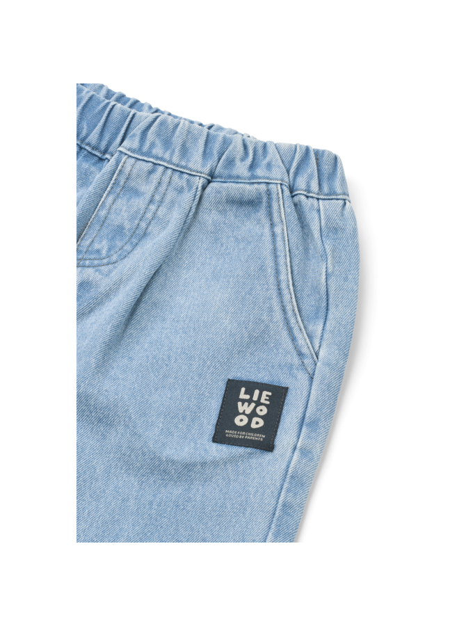 Borris Pants Denim - Cool kids / Light blue denim - Liewood