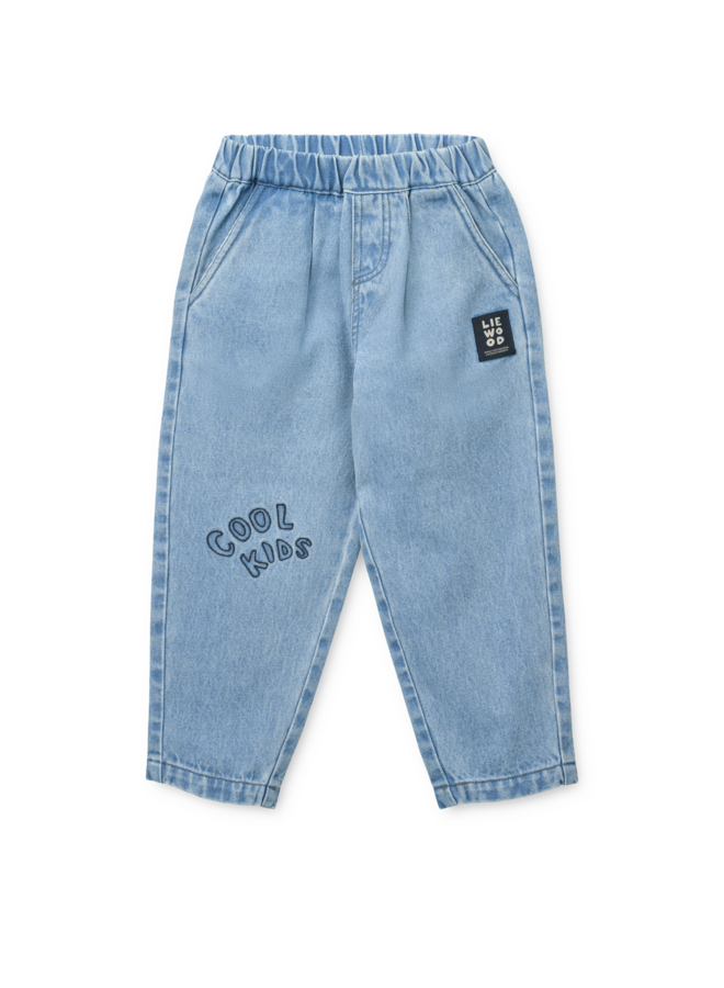 Borris Pants Denim - Cool kids / Light blue denim - Liewood