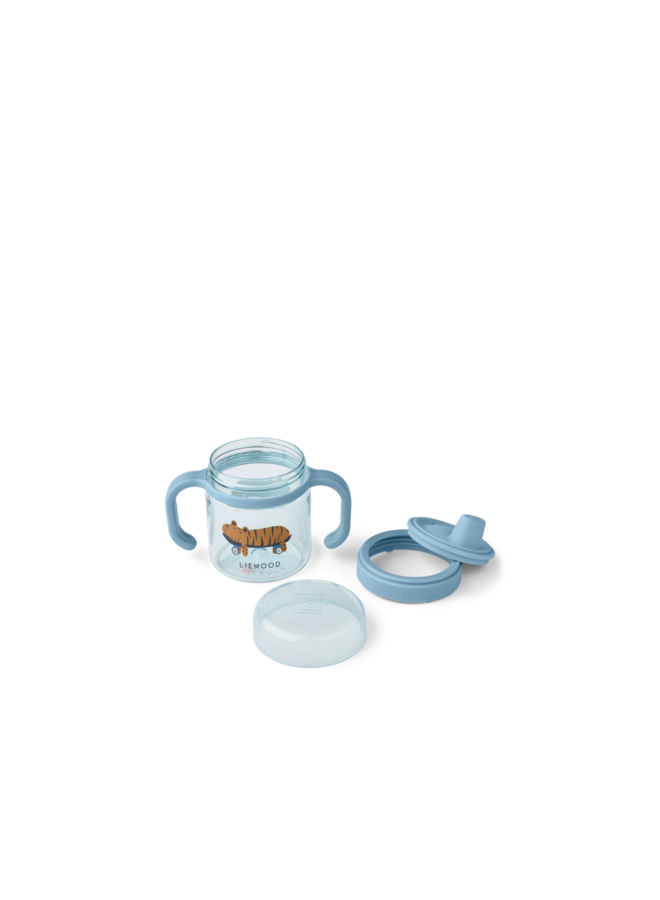 Kylo Tritan Sippy Cup 280ml - Fun / Beach blue - Liewood