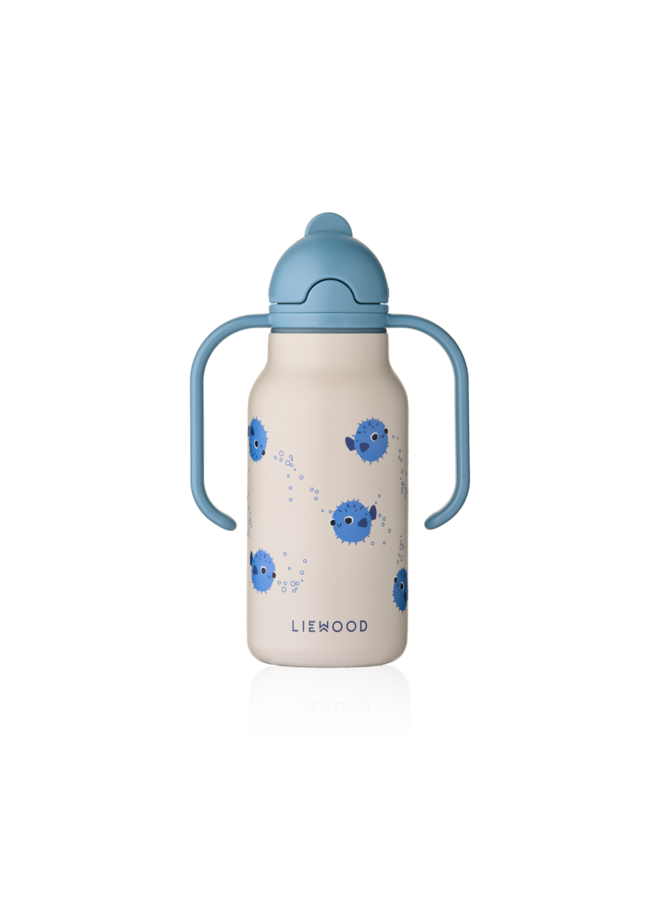 Kimmie Water Bottle 250 ml - Pufferfish / Sandy - Liewood